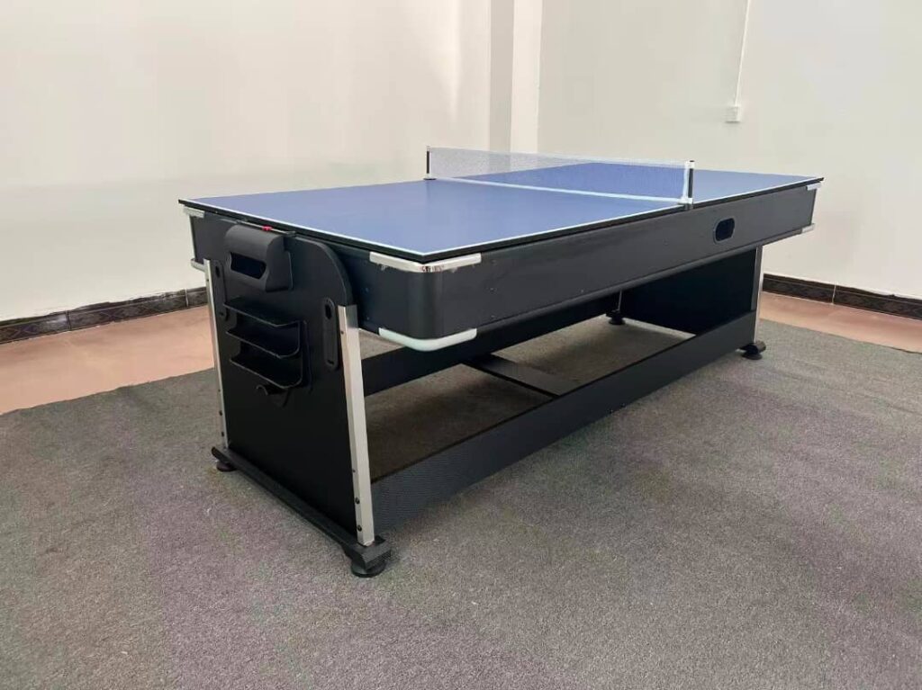 4 in 1 snooker with table tennis and air hockey board 3